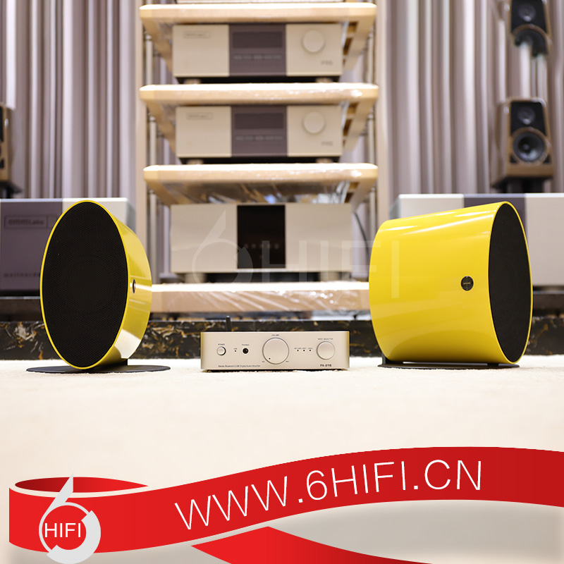 音樂傳真Musical Fidelity Merlin 1 梅林音箱 黃色+錦派JPAudio PA-89B 藍牙5.1 帶USB功放【超值組合】