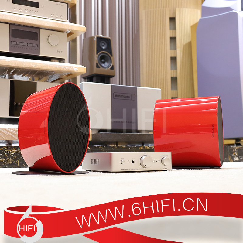 音樂傳真Musical Fidelity Merlin 1 梅林音箱 紅色+錦派JPAudio PA-89B 藍牙5.1 帶USB功放【超值組合】