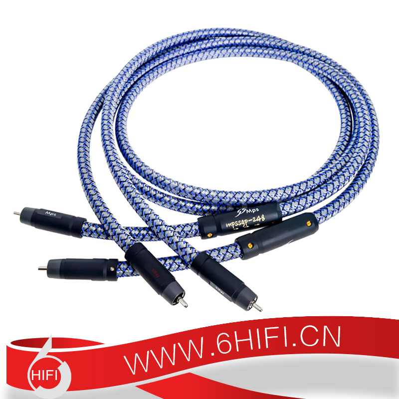 臺灣 MPS SGP-248R 紫銅鍍銠3μ插頭 6N單晶方芯銅鍍銀線【全新行貨】