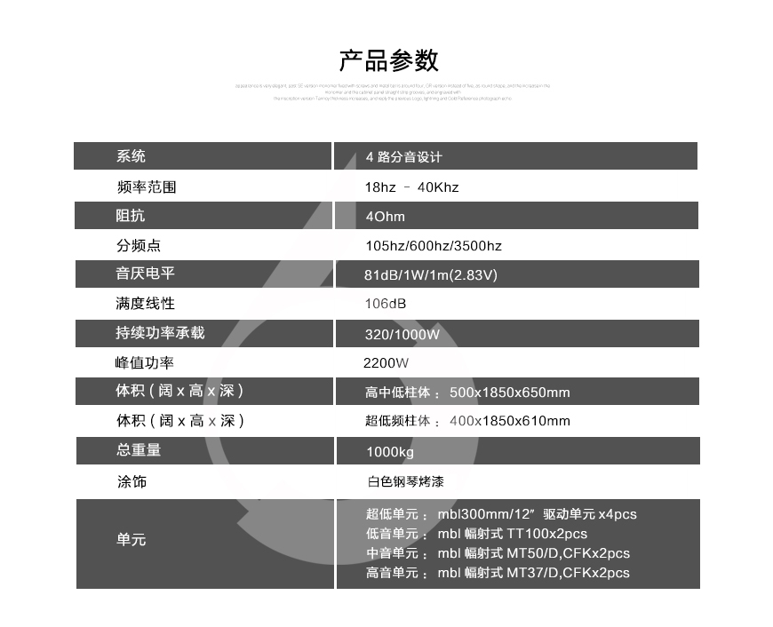 MBL 101X-Treme,MBL超級大葫蘆,MBL音箱