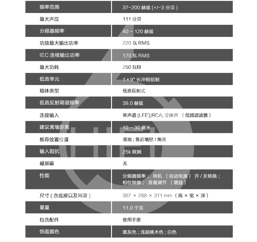 DALI SUB E-9F,丹麥達尼DALI SUB E-9F 有源低音炮,丹麥達尼DALI 重低音箱