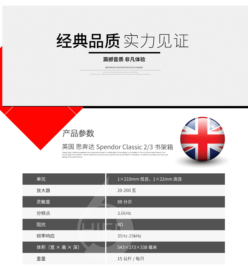 Spendor Classic 2/3,思奔達 Classic 2/3書架箱,思奔達古典音箱