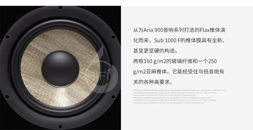 勁浪Sub 1000F,Focal Sub 1000F,勁浪音箱