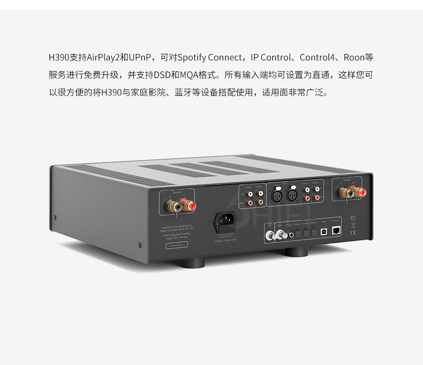 HEGEL H390 合并功放,音響哲學 H390 合并功放