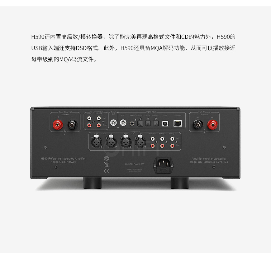 HEGEL H590 合并功放,音響哲學 H590 合并功放