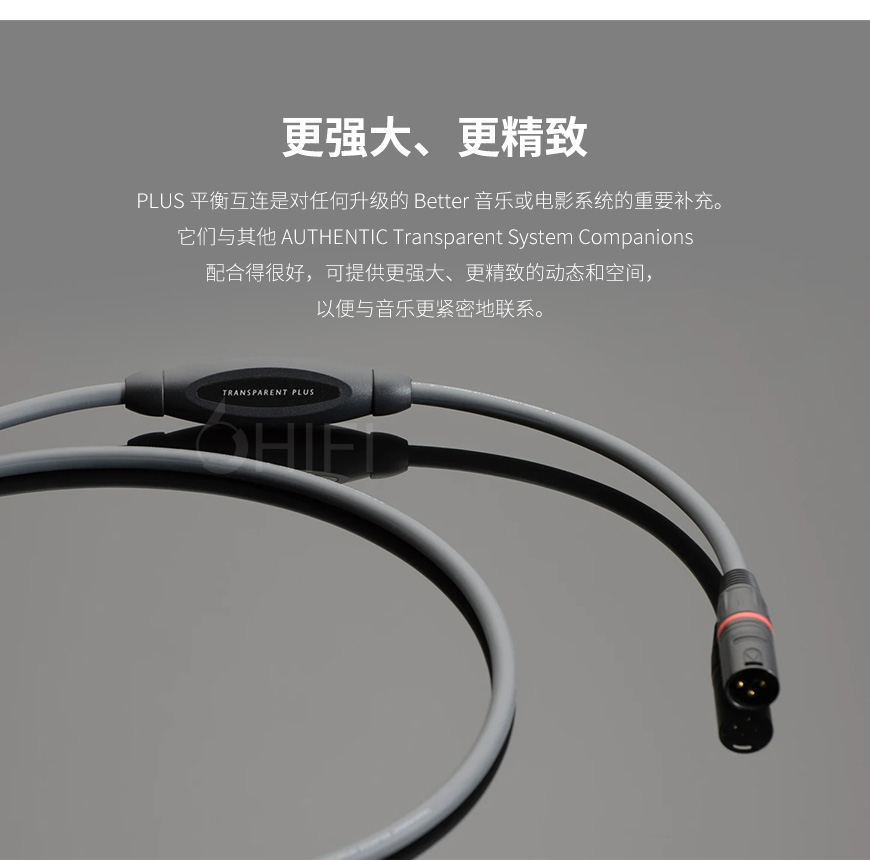 美國 Transparent 天仙配 BALANCED PLUS PBL G6 平衡信號線