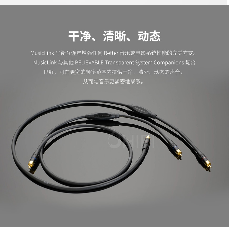 美國 Transparent 天仙配 MUSICLINK ML G6 RCA 信號線