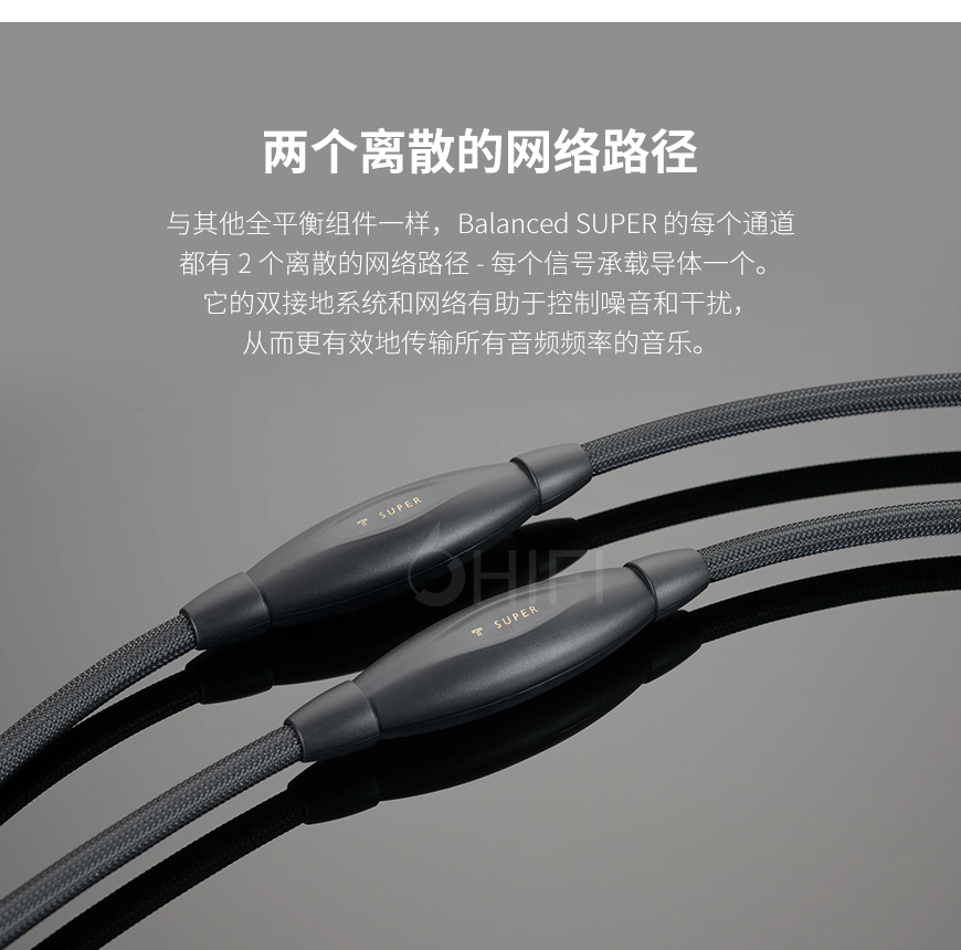 美國 Transparent 天仙配 BALANCED SUPER SBL G6 平衡信號線
