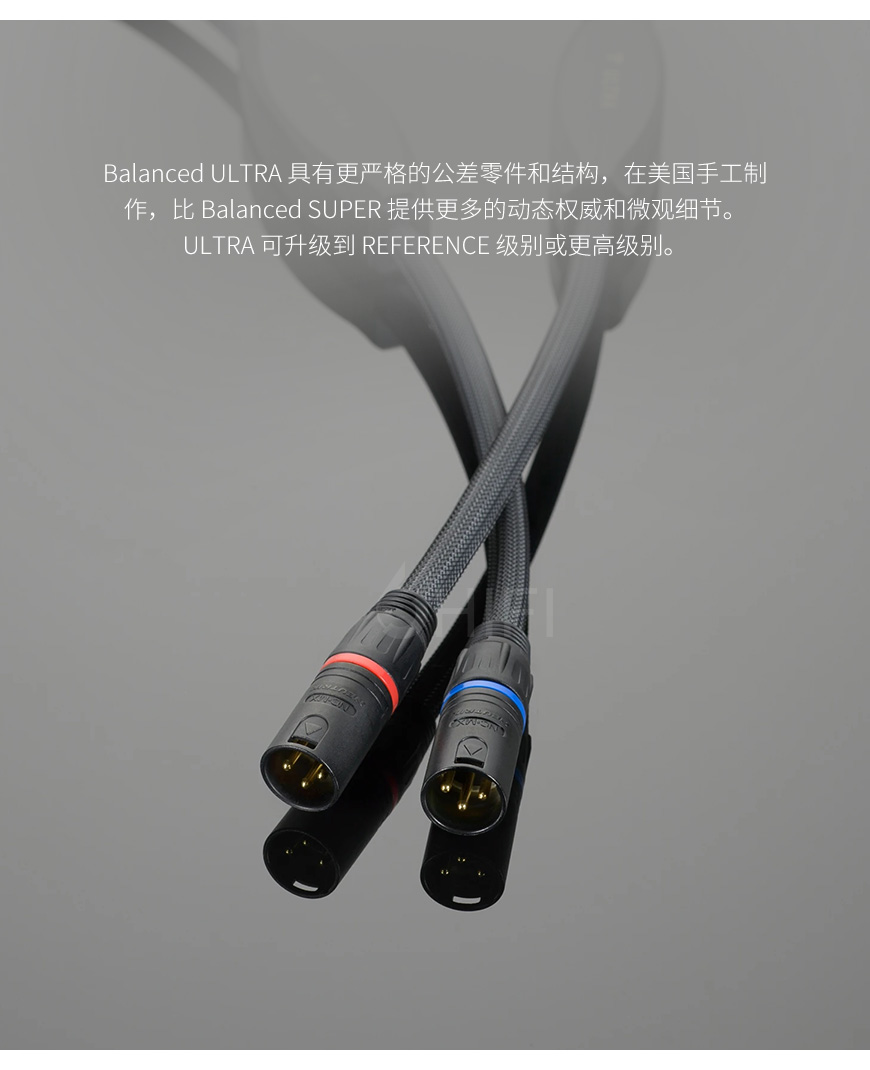 美國 Transparent 天仙配 BALANCED ULTRA UBL G6 平衡信號線