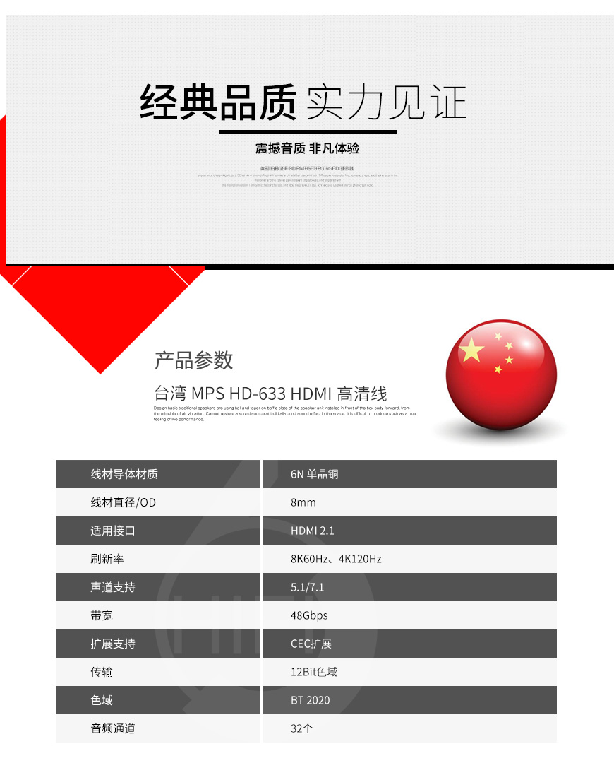 臺灣,MPS,HD-633,HDMI高清線,HDMI,高清線